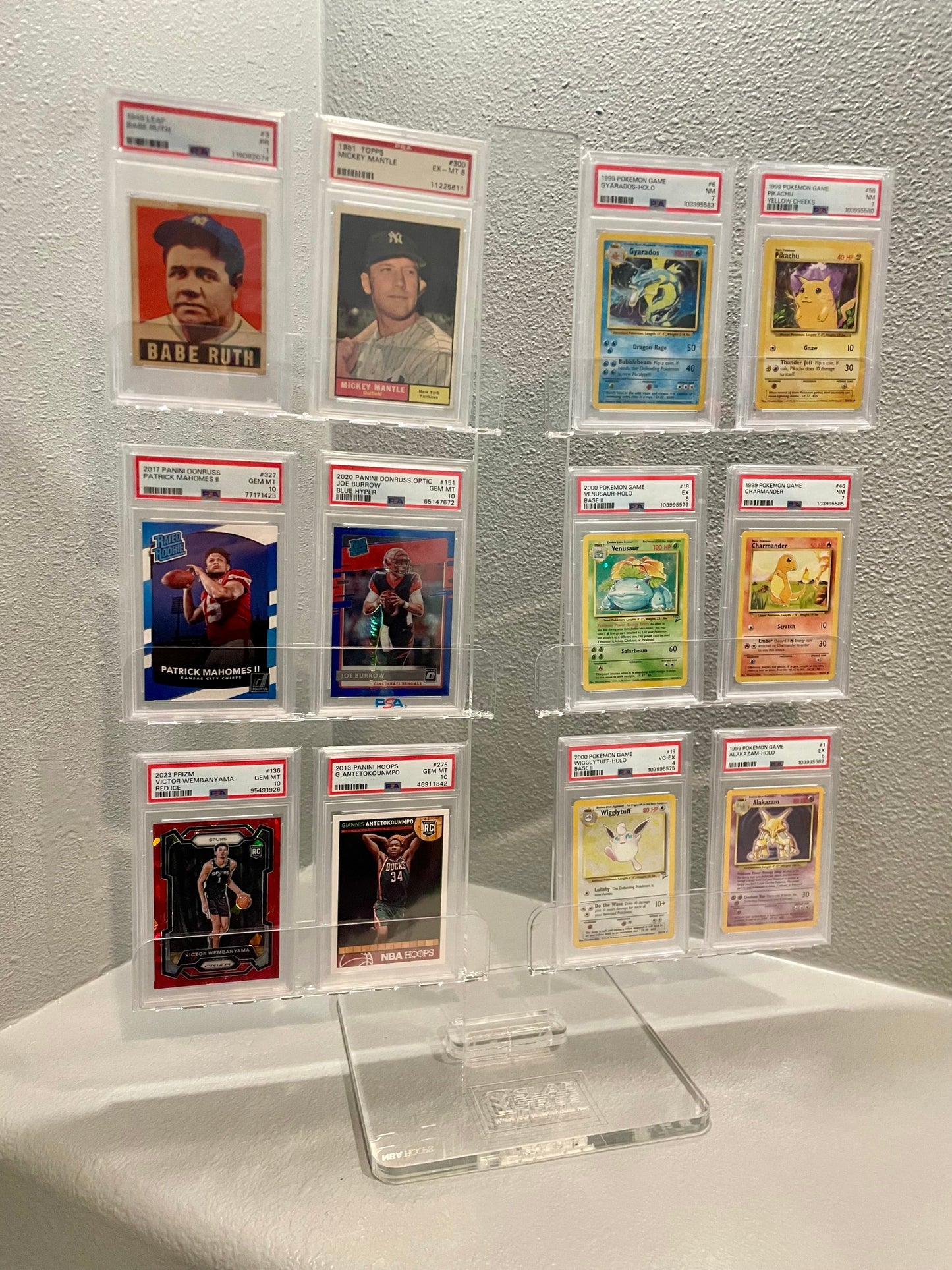 Slab Tree™ Showcase | Graded & One Touch Card Display Stand for PSA, SGC, BGS, CGC & Raw Cards