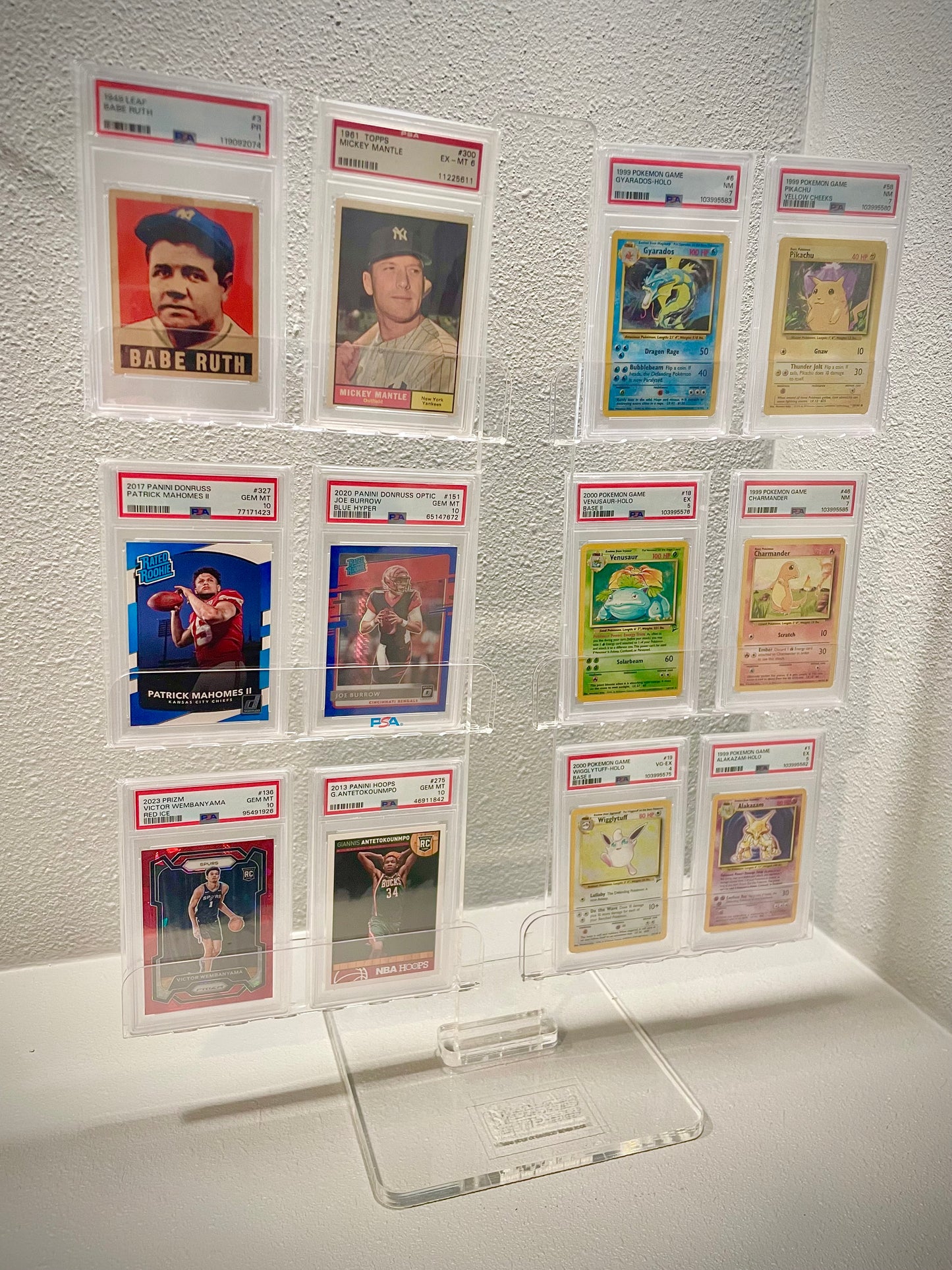Slab Tree™ Showcase | Graded & One Touch Card Display Stand for PSA, SGC, BGS, CGC & Raw Cards
