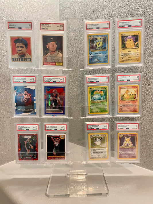 Slab Tree™ Showcase | Graded & One Touch Card Display Stand for PSA, SGC, BGS, CGC & Raw Cards
